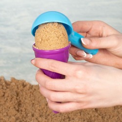 Juguetes construcción niños: Set de playa Colorbaby cangrejo con accesorios 2