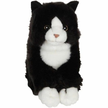 Peluches Niños Gipsy Gato Negro/Blanco Suave