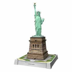 Juguetes construcción niños - Puzzle 3D Estatua Libertad iluminada 2