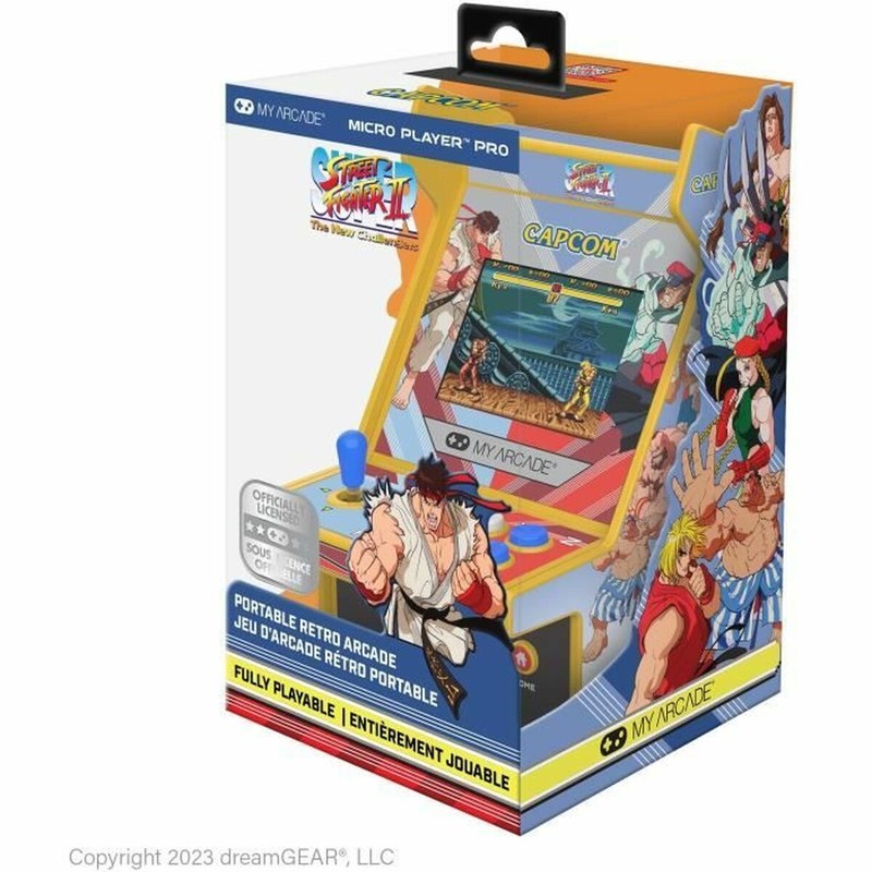 Juguete Electrónico Niños: Videoconsola Portátil My Arcade Micro Player PRO - Super Street Fighter II