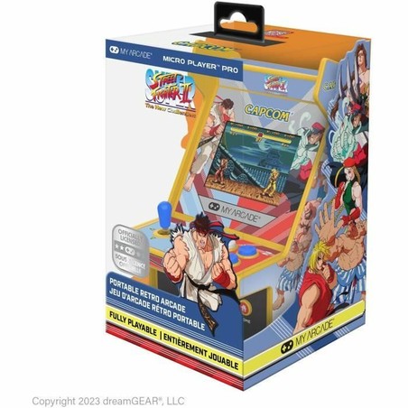 Juguete Electrónico Niños: Videoconsola Portátil My Arcade Micro Player PRO - Super Street Fighter II