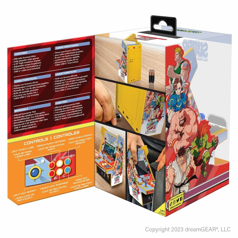 Juguete Electrónico Niños: Videoconsola Portátil My Arcade Micro Player PRO - Super Street Fighter II