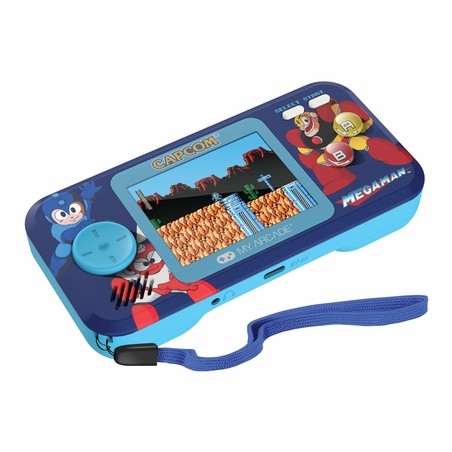 Juguetes Electrónicos Niños: Videoconsola Portátil My Arcade Pocket Player PRO Megaman Retro Azul