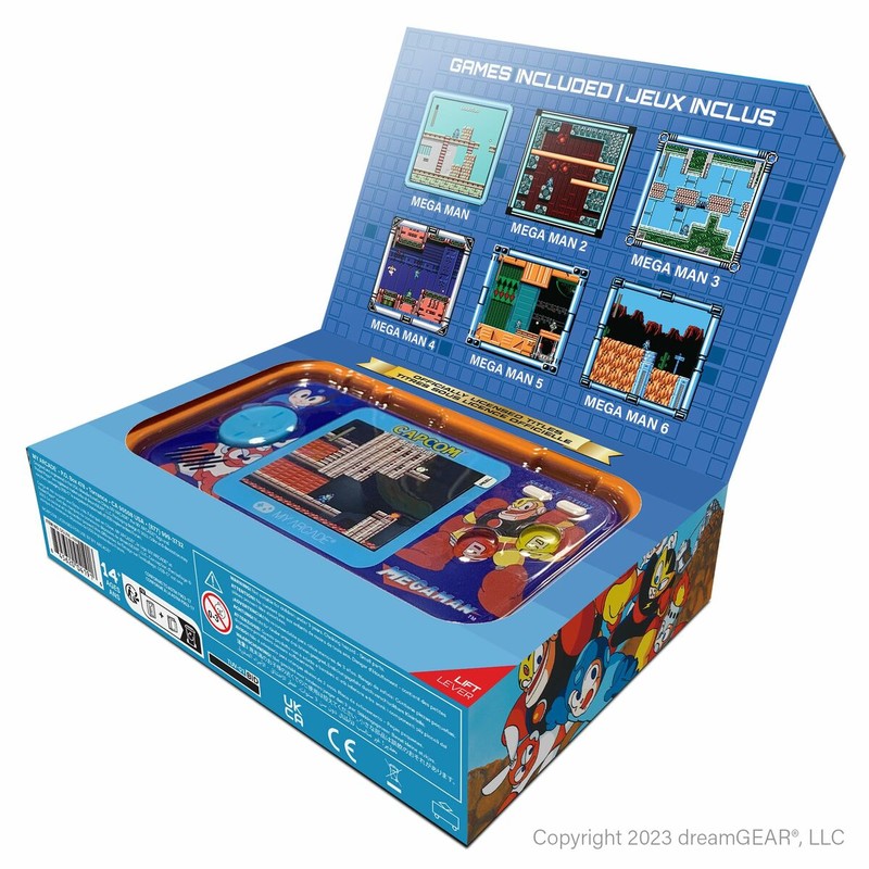 Juguetes Electrónicos Niños: Videoconsola Portátil My Arcade Pocket Player PRO Megaman Retro Azul