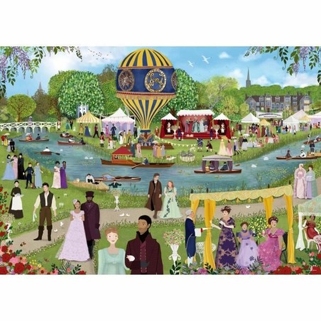 Ravensburger Bridgerton, detalle de las piezas del puzzle