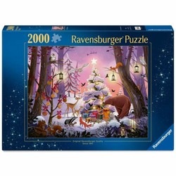 puzzle 2000 piezas Ravensburger Navidad en el Bosque