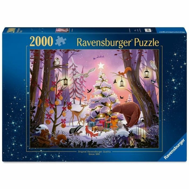 puzzle 2000 piezas Ravensburger Navidad en el Bosque