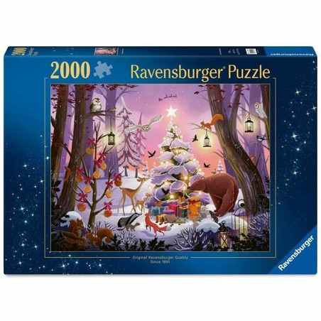 puzzle 2000 piezas Ravensburger Navidad en el Bosque