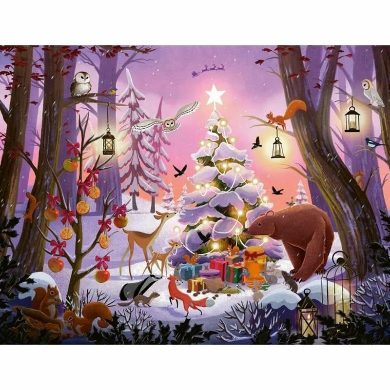 puzzle Ravensburger adulto con paisaje invernal