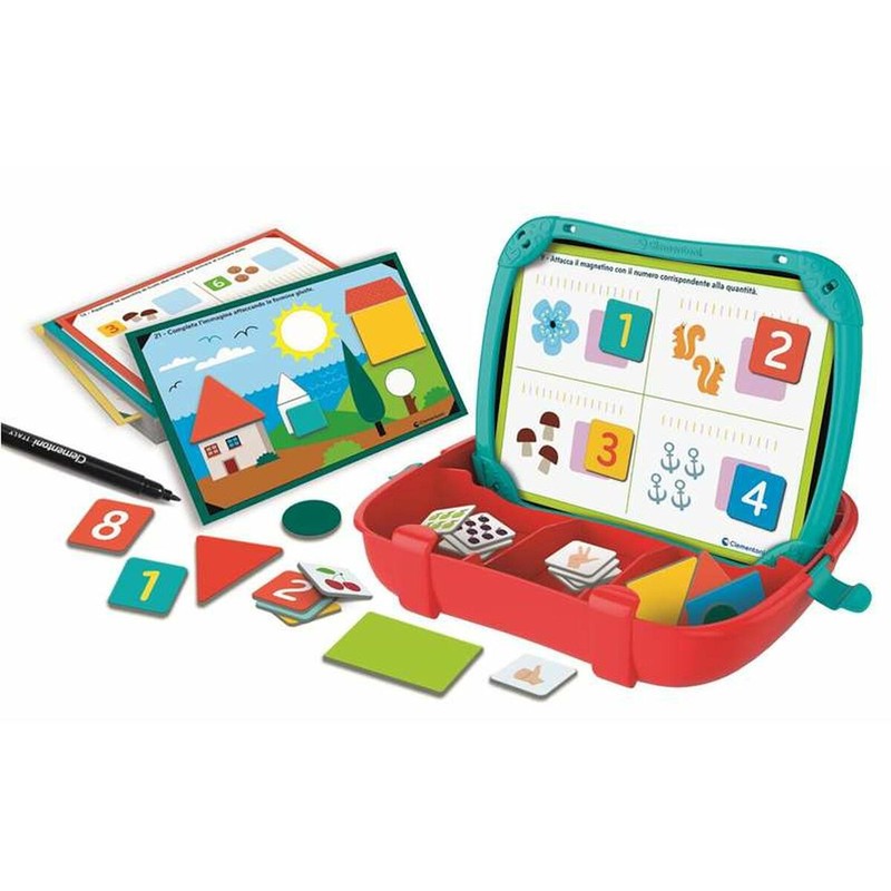 Juegos Mesa Niños Clementoni: Maletín Educativo Números y Formas - Compra online en MegaJuguetes