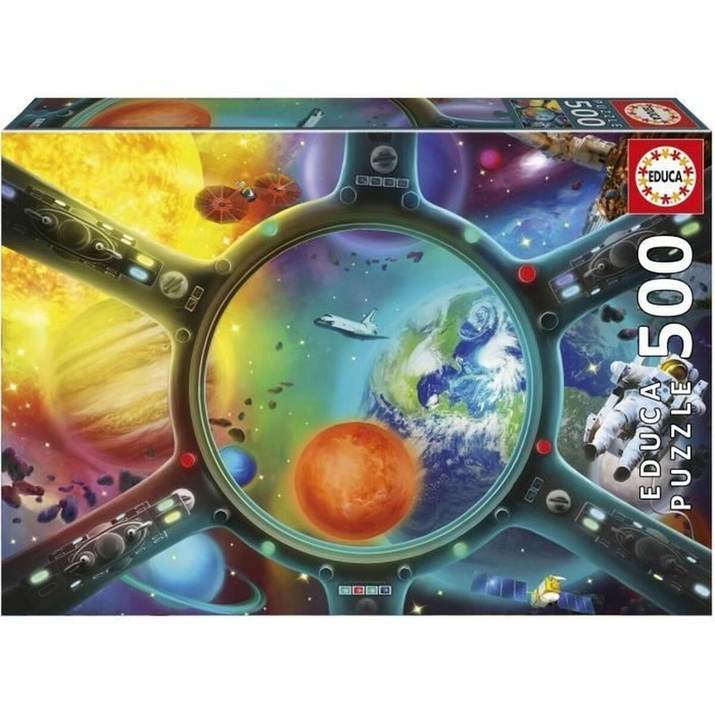 Puzzle Espacial Educa 500 Piezas - astronauta y galaxia