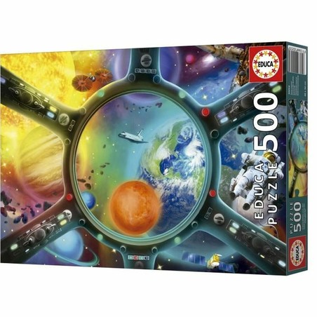Puzzle galaxias adultos - detalle de la ilustración cósmica