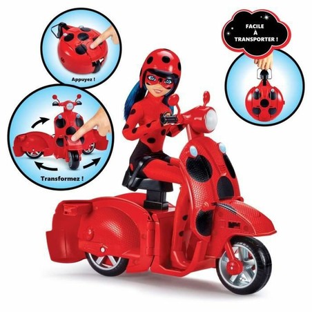 Figuras Acción Niños Miraculous: Ladybug en Moto - Compra online en MegaJuguetes