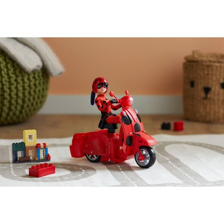 Figuras Acción Niños Miraculous: Ladybug en Moto