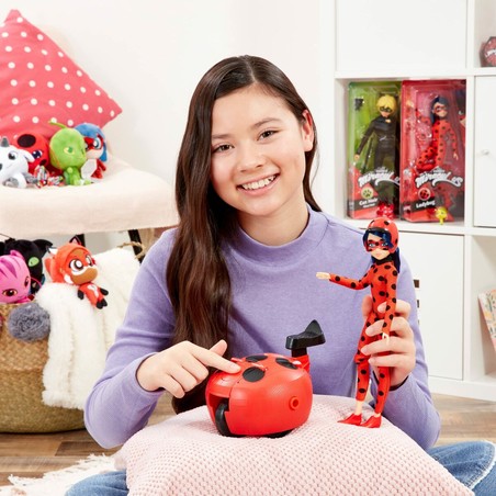Figuras Acción Niños Miraculous: Ladybug en Moto