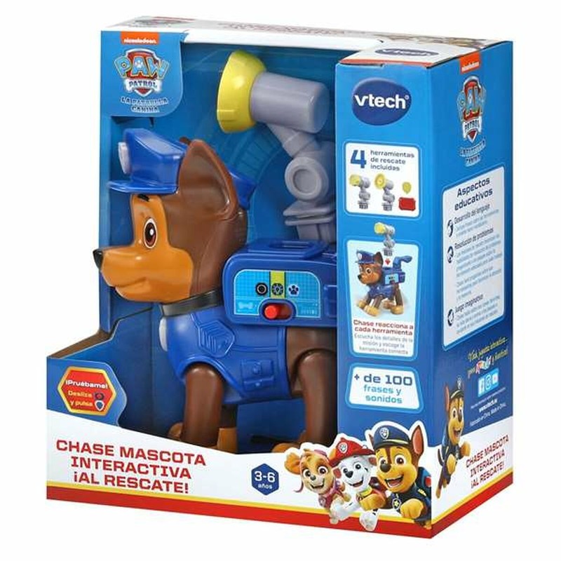 Juguetes Electrónicos Niños: Mascota Interactiva The Paw Patrol Chase con Sonido
