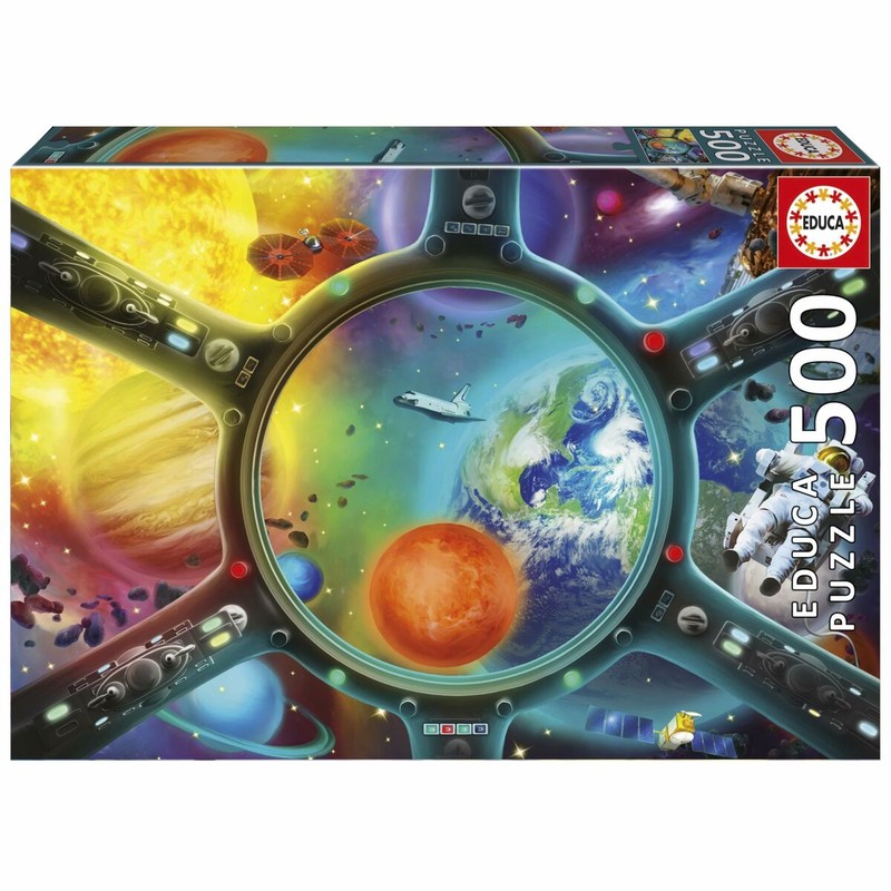 Puzzle para la familia - pasatiempo creativo de exploración espacial