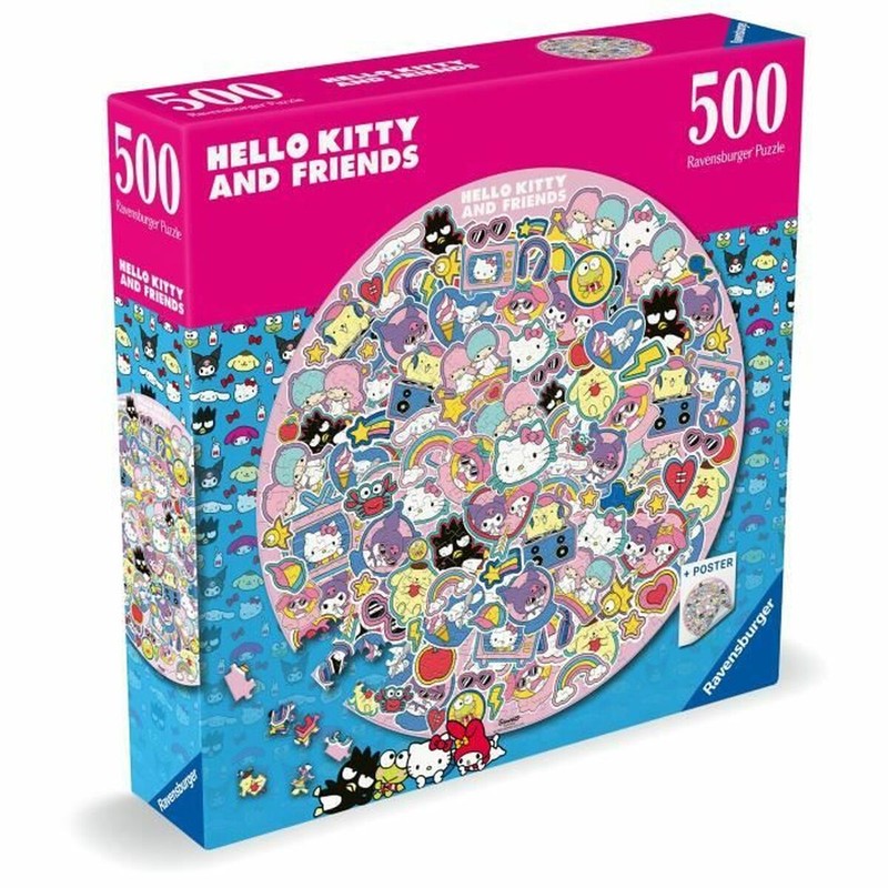 Puzzle Hello Kitty 500 piezas de cartón para adultos