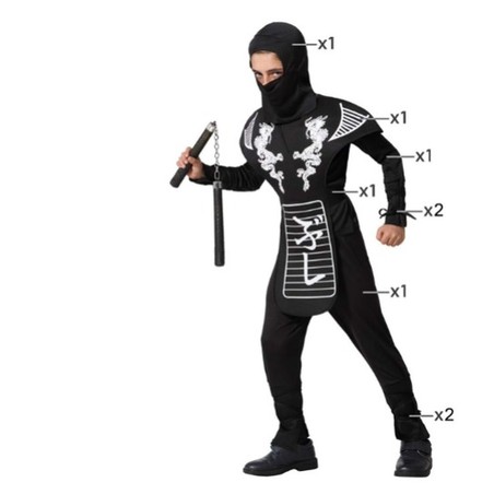Disfraz para Niños Ninja Multicolor – BigBuy Carnival - Compra online en MegaJuguetes