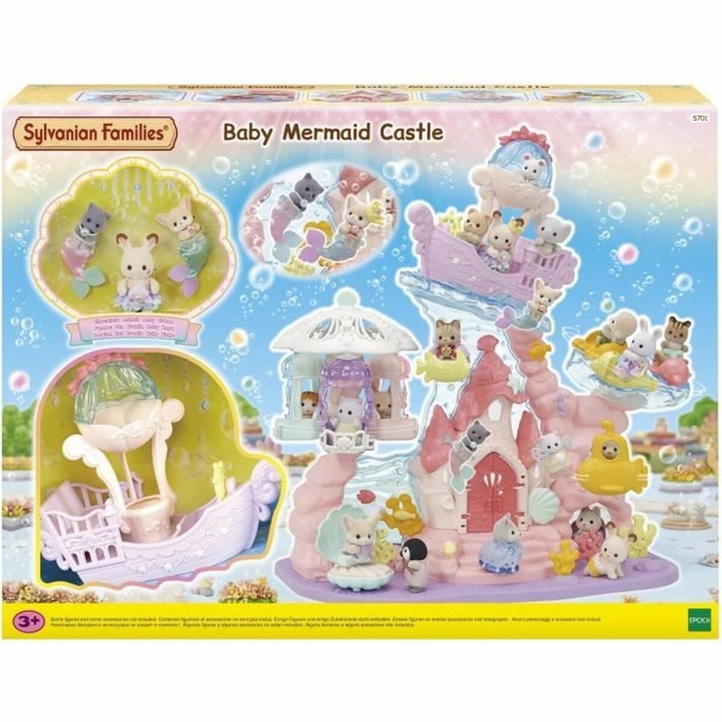 Juegos Mesa Niños: Set Sylvanian Families Castillo Sirena - Compra online en MegaJuguetes
