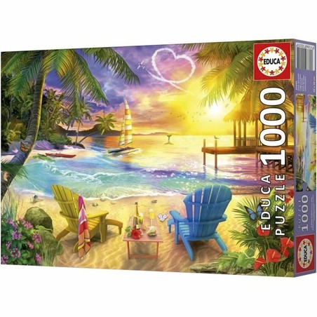 Montar puzzle desafiante de 1000 piezas