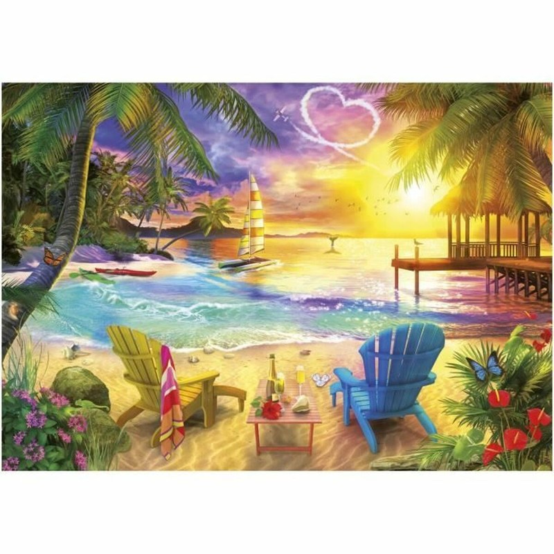 Regalo original rompecabezas para amantes de la playa