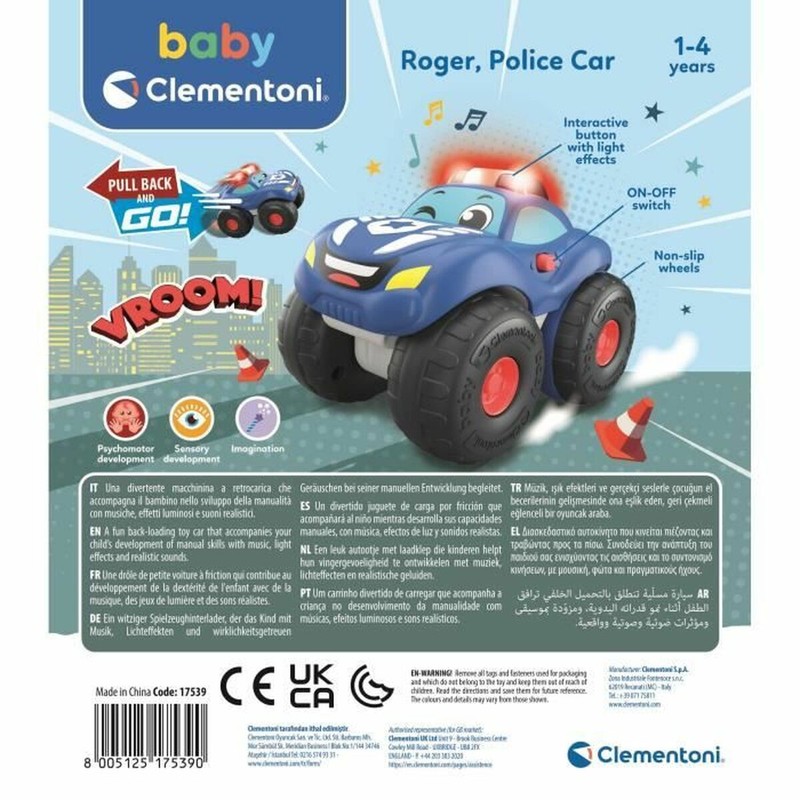 Vehículo interactivo para niños Clementoni con luces y sonidos