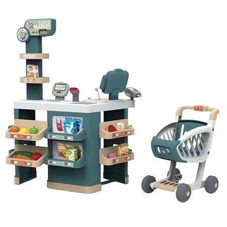 Juego Simbólico Niños: Supermercado Smoby con Sonidos y Luces - Compra online en MegaJuguetes