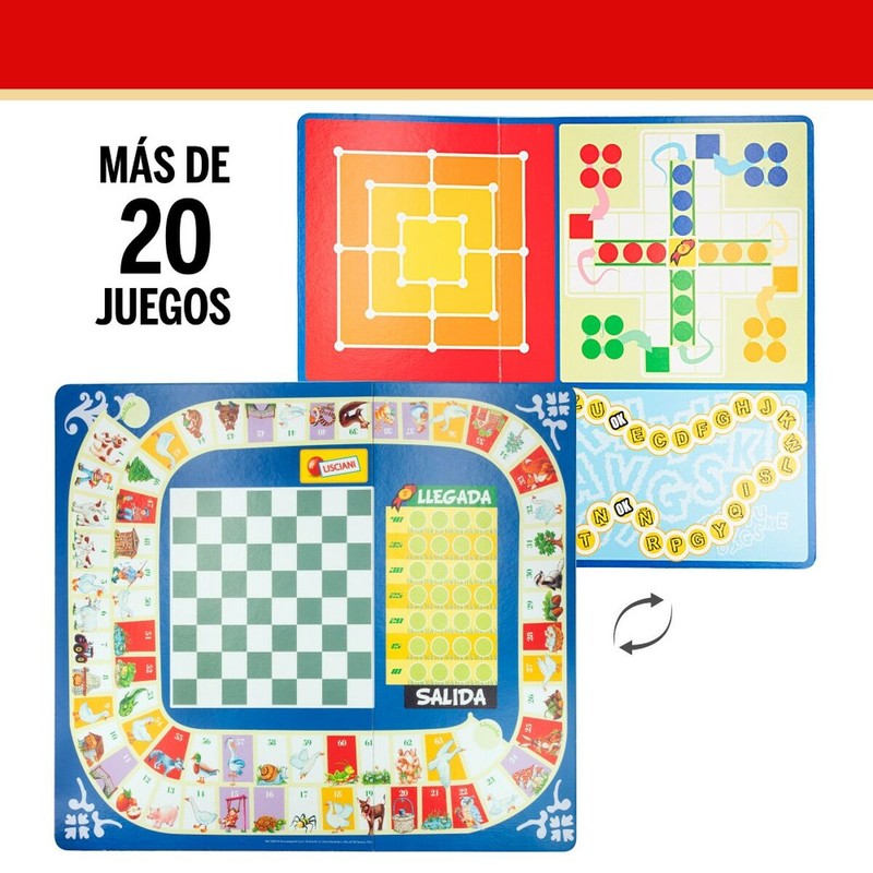 Juegos Mesa Niños Lisciani Giochi - 20 Juegos Reunidos