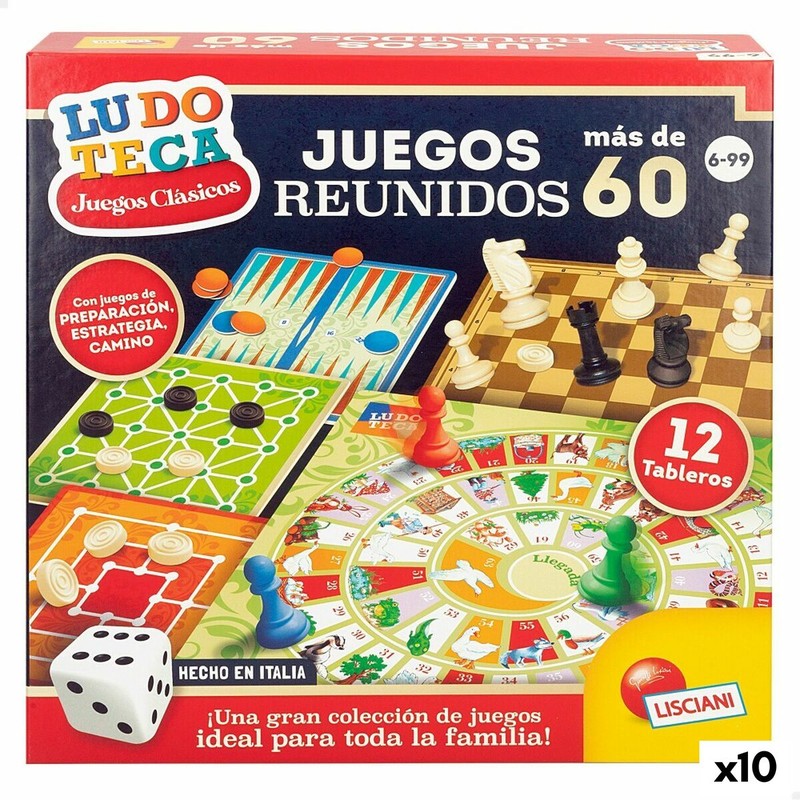 Juegos Mesa Niños Lisciani Giochi – 60 Juegos Reunidos Educativos - Compra online en MegaJuguetes