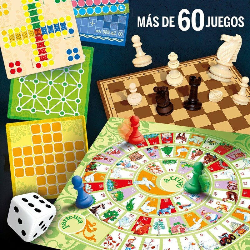 Juegos Mesa Niños Lisciani Giochi – 60 Juegos Reunidos Educativos