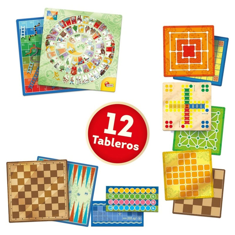 Juegos Mesa Niños Lisciani Giochi – 60 Juegos Reunidos Educativos