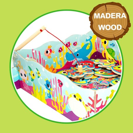 Juegos Mesa Niños Lisciani Giochi Montessori Pesca (6 Unidades)