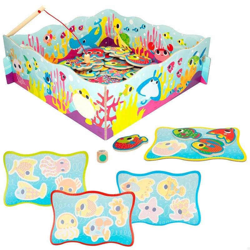 Juegos Mesa Niños Lisciani Giochi Montessori Pesca (6 Unidades)