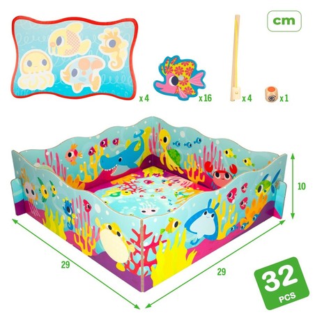 Juegos Mesa Niños Lisciani Giochi Montessori Pesca (6 Unidades)