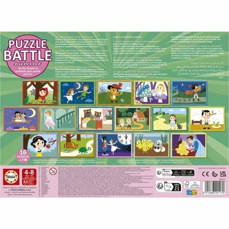 juego de mesa infantil Educa Battle Jr para 2 jugadores