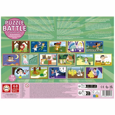 puzzle de mesa para aprender jugando cuentos