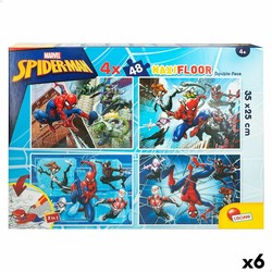 Puzzle Infantil Spider-Man Doble Cara 4 en 1 de 48 Piezas - Compra online en MegaJuguetes