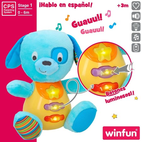 Peluches Niños Winfun Perro con Sonido y Luces (Pack 6)