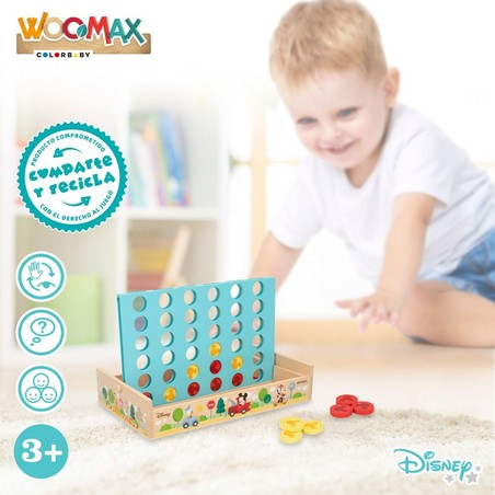 Juegos Mesa Niños: 4 en Raya Disney Clásico con Personajes Favoritos