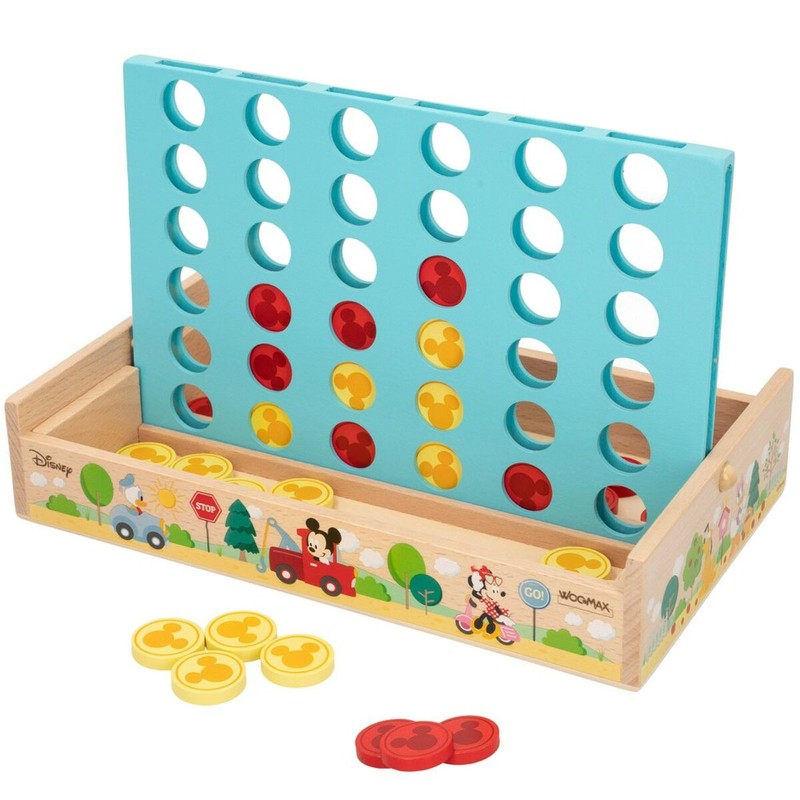 Juegos Mesa Niños: 4 en Raya Disney Clásico con Personajes Favoritos
