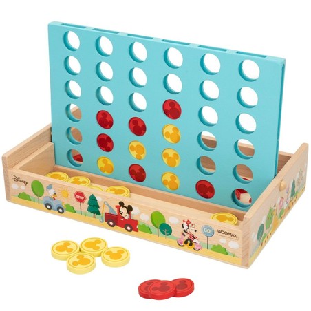 Juegos Mesa Niños: 4 en Raya Disney Clásico con Personajes Favoritos