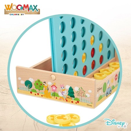 Juegos Mesa Niños: 4 en Raya Disney Clásico con Personajes Favoritos