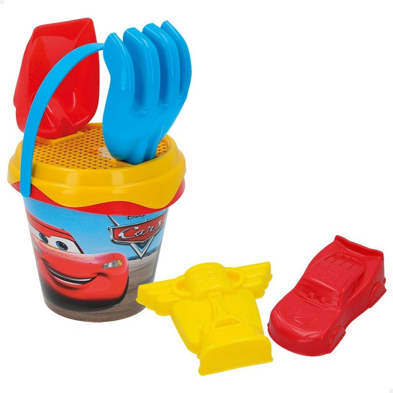 Juguetes Exterior Niños: Set de Playa Cars Ø 14 cm (24 Unidades)