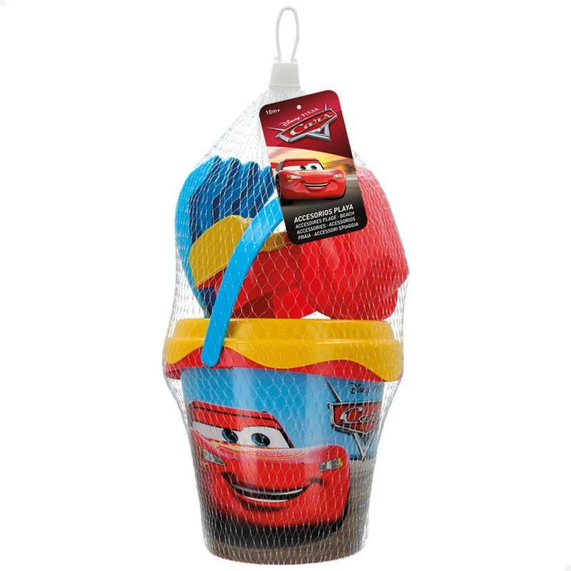 Juguetes Exterior Niños: Set de Playa Cars Ø 14 cm (24 Unidades)