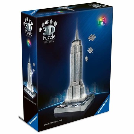 Set Construcción Educativo: Puzzle 3D Ravensburger de Edificio Terminado