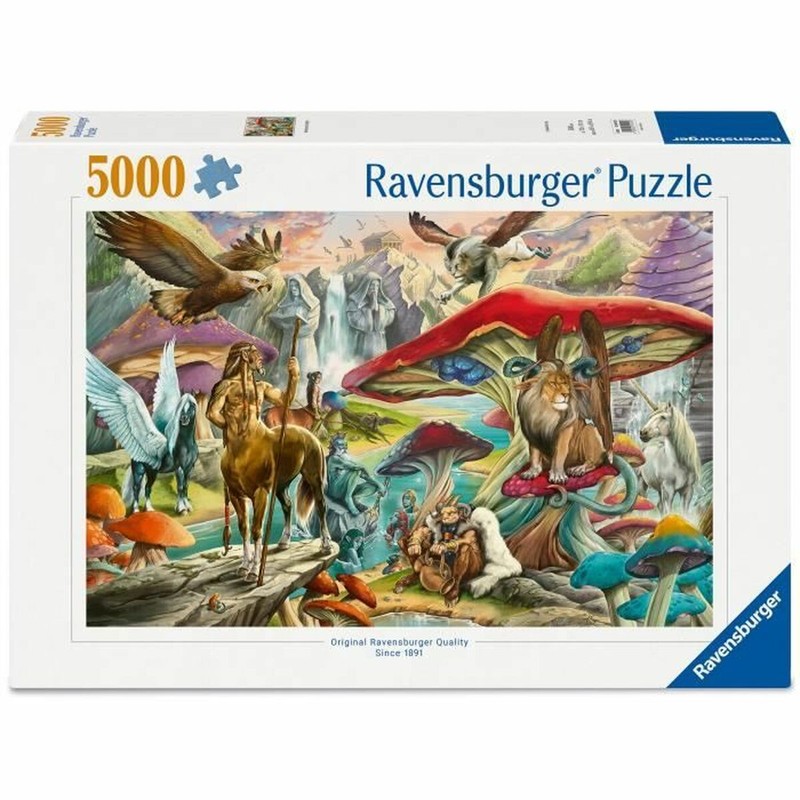 Juguetes construcción niños: Puzzle Ravensburger Pilze & Mythen 5000 Piezas.