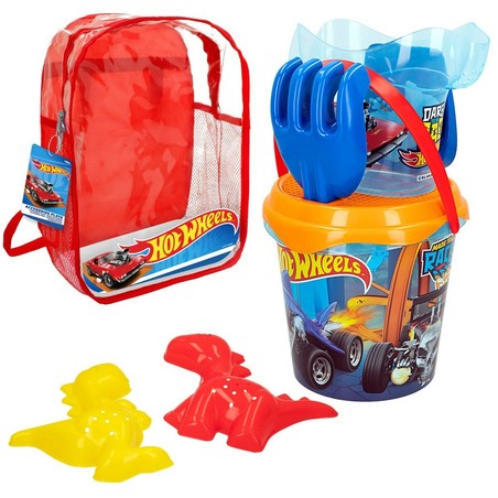 Juguetes Exterior Niños Hot Wheels: Set de Playa 12 Piezas