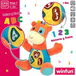 Peluches Niños Winfun Jirafa con Sonido y Luces - Compra online en MegaJuguetes 2