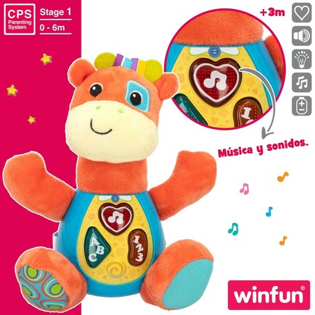 Peluches Niños Winfun Jirafa con Sonido y Luces
